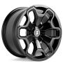 Легковой диск Skill Wheels SV212 9x20 6x139,7 ET19 77,8 чёрный матовый + полированные спицы